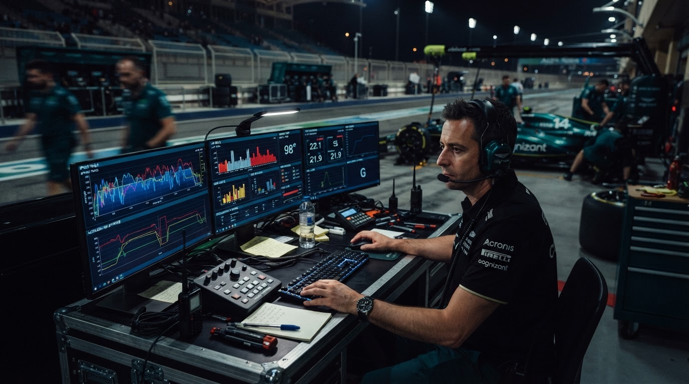 Analyse de télémétrie automobile sur un écran
